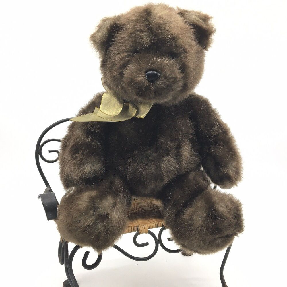 Gund Gorgeous Large Brown Plush Teddy Bear 45582 16" Plush Edison NJ 09286 Zales